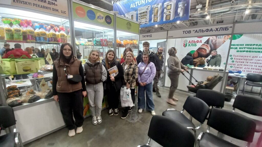 Студенти відділення” Технології харчових виробництв” на міжнародній виставці AgroSpring та IFFIP!